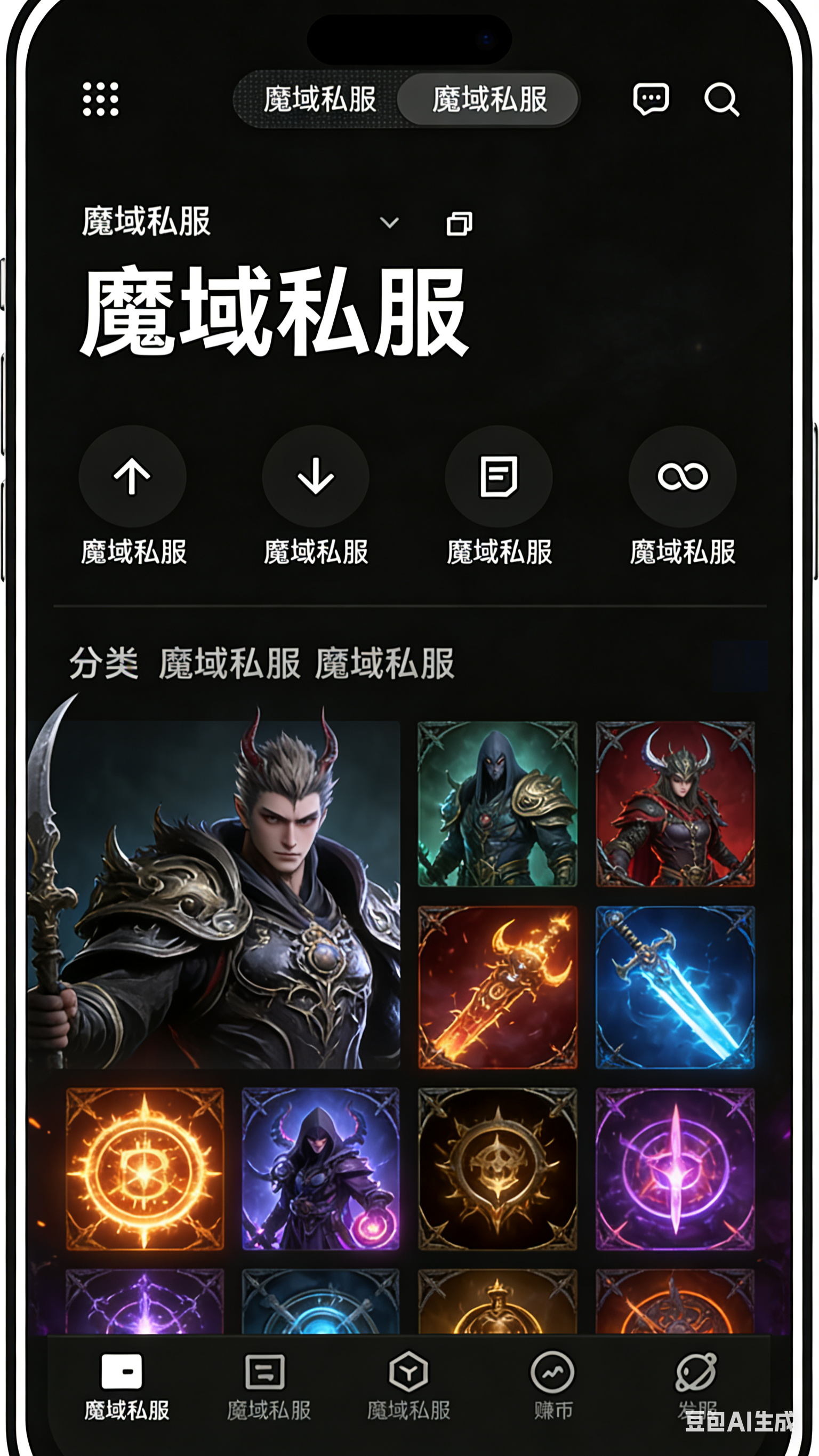 魔域sf移动端安装演示画面